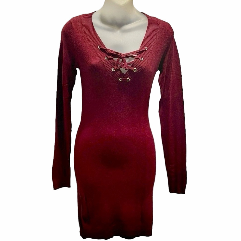 REVAMPED bodycon sweater dress size medium